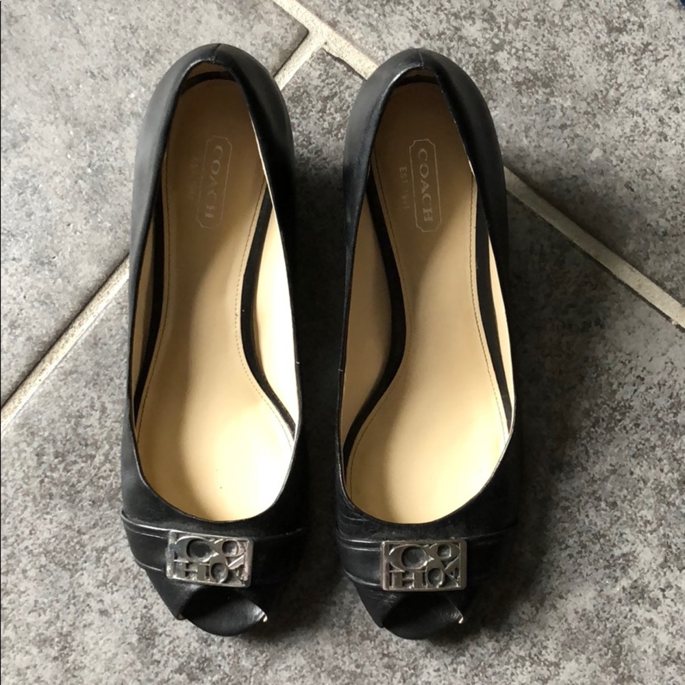 Coach wedge heels